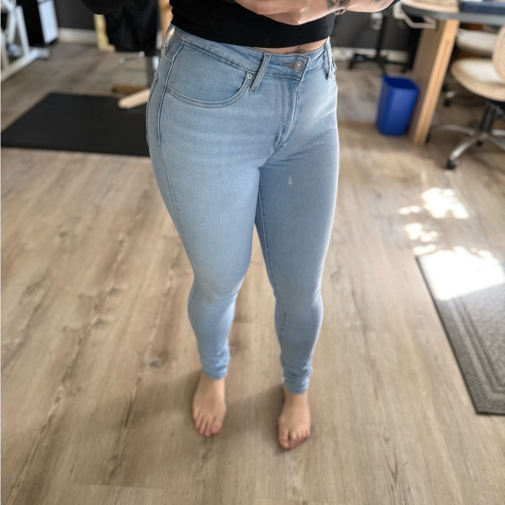 Levi's Blue Skinny Jeans High-Waisted Stretch